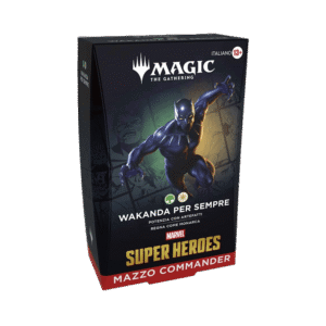 magic marvel super heroes commander wakanda per sempre tcg - copertina