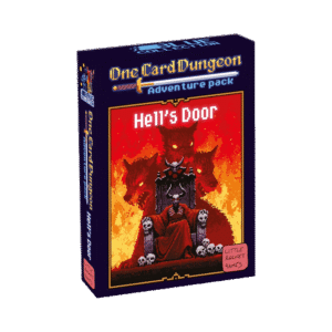 one card dungeon hell's door gioco da tavolo - copertina