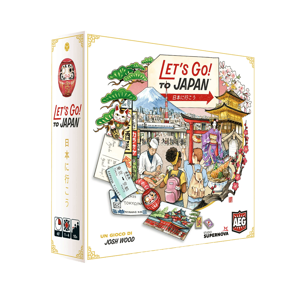 let's go! to japan gioco da tavolo - copertina