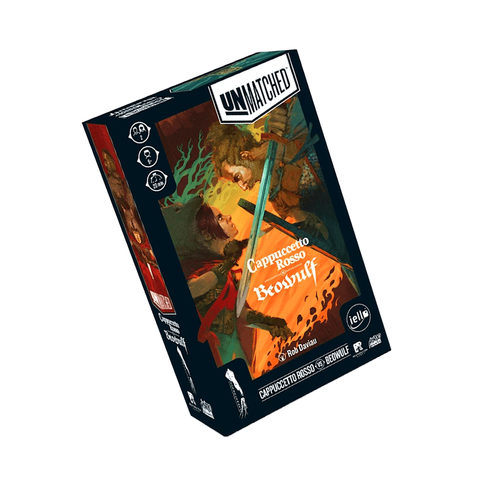 unmatched Cappuccetto rosso vs beowulf gioco da tavolo - copertina